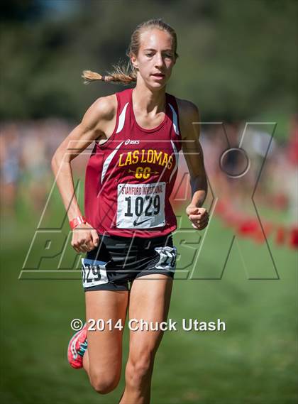 Thumbnail 3 in Stanford Invitational Girls 5K Division 3-5 Race photogallery.