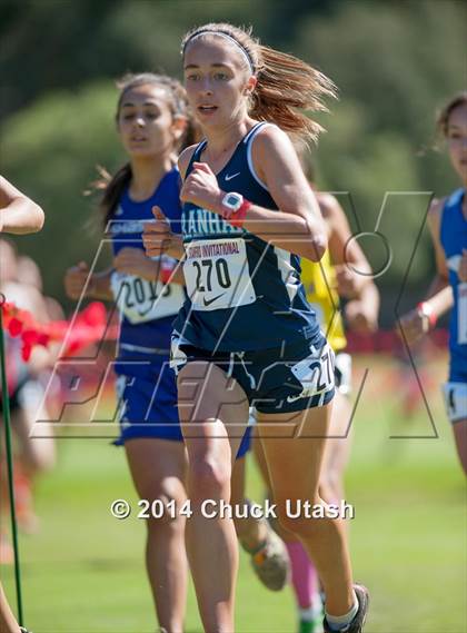 Thumbnail 3 in Stanford Invitational Girls 5K Division 3-5 Race photogallery.