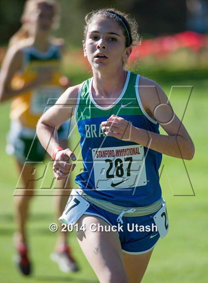 Thumbnail 3 in Stanford Invitational Girls 5K Division 3-5 Race photogallery.