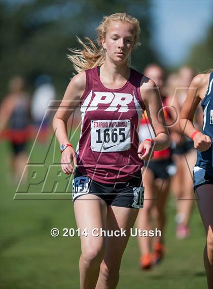 Thumbnail 3 in Stanford Invitational Girls 5K Division 3-5 Race photogallery.