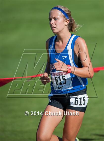 Thumbnail 3 in Stanford Invitational Girls 5K Division 3-5 Race photogallery.