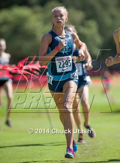Thumbnail 3 in Stanford Invitational Girls 5K Division 3-5 Race photogallery.