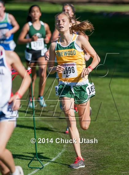 Thumbnail 2 in Stanford Invitational Girls 5K Division 3-5 Race photogallery.