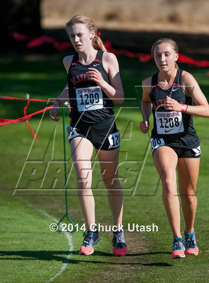 Thumbnail 3 in Stanford Invitational Girls 5K Division 3-5 Race photogallery.
