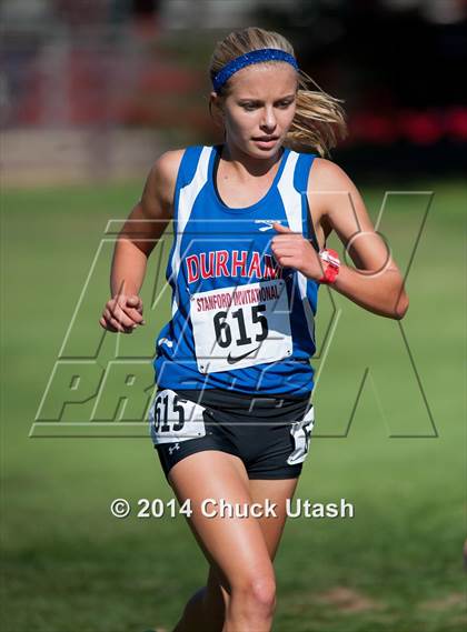 Thumbnail 3 in Stanford Invitational Girls 5K Division 3-5 Race photogallery.