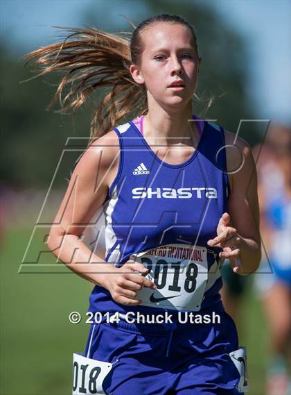 Thumbnail 3 in Stanford Invitational Girls 5K Division 3-5 Race photogallery.