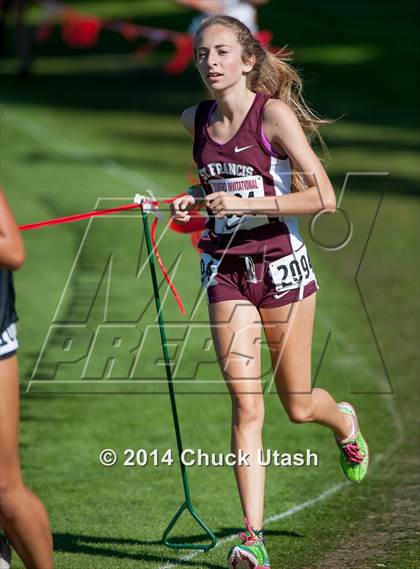 Thumbnail 2 in Stanford Invitational Girls 5K Division 3-5 Race photogallery.