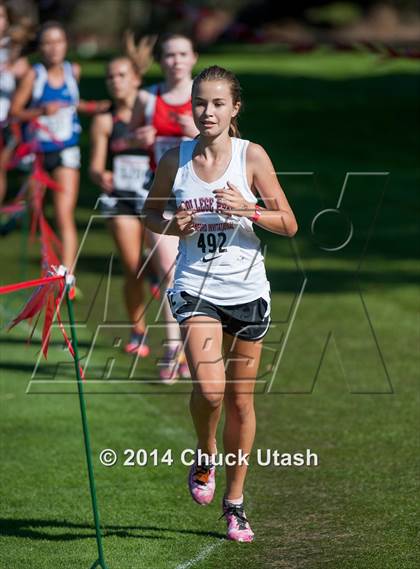 Thumbnail 1 in Stanford Invitational Girls 5K Division 3-5 Race photogallery.