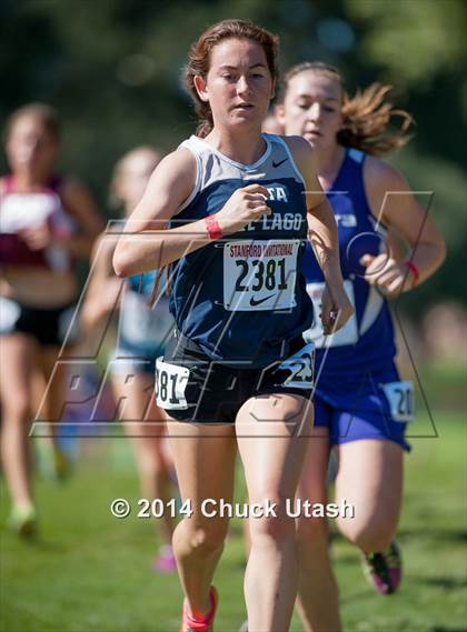 Thumbnail 2 in Stanford Invitational Girls 5K Division 3-5 Race photogallery.