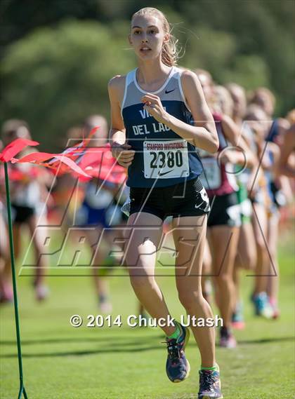 Thumbnail 2 in Stanford Invitational Girls 5K Division 3-5 Race photogallery.
