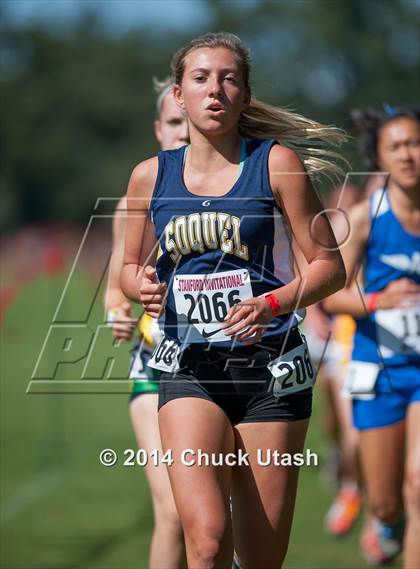 Thumbnail 3 in Stanford Invitational Girls 5K Division 3-5 Race photogallery.