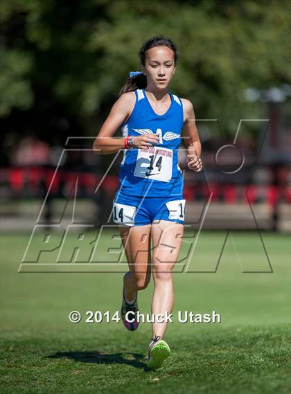 Thumbnail 1 in Stanford Invitational Girls 5K Division 3-5 Race photogallery.