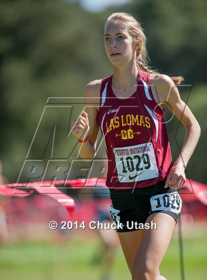Thumbnail 3 in Stanford Invitational Girls 5K Division 3-5 Race photogallery.