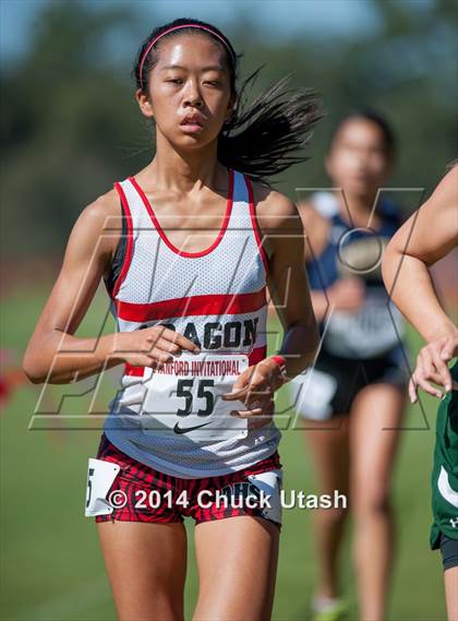 Thumbnail 2 in Stanford Invitational Girls 5K Division 3-5 Race photogallery.
