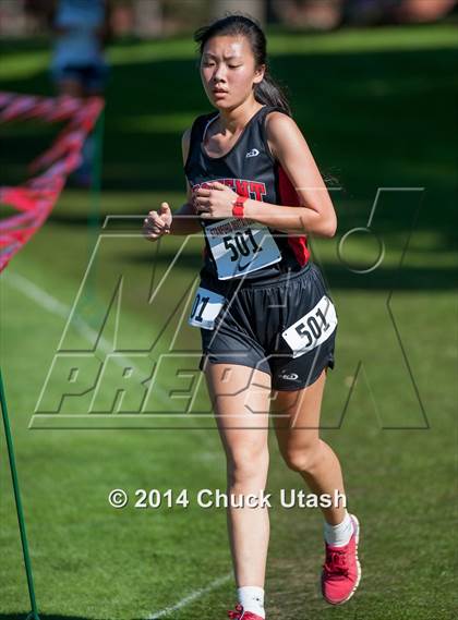 Thumbnail 3 in Stanford Invitational Girls 5K Division 3-5 Race photogallery.