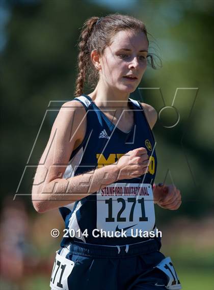 Thumbnail 1 in Stanford Invitational Girls 5K Division 3-5 Race photogallery.