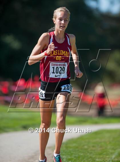 Thumbnail 1 in Stanford Invitational Girls 5K Division 3-5 Race photogallery.