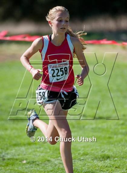 Thumbnail 1 in Stanford Invitational Girls 5K Division 3-5 Race photogallery.