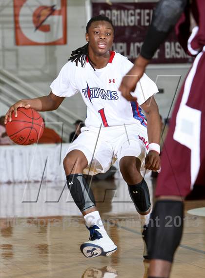 Thumbnail 2 in Worcester Academy vs Wilbraham & Monson Academy (Spalding Hoophall Classic)  photogallery.