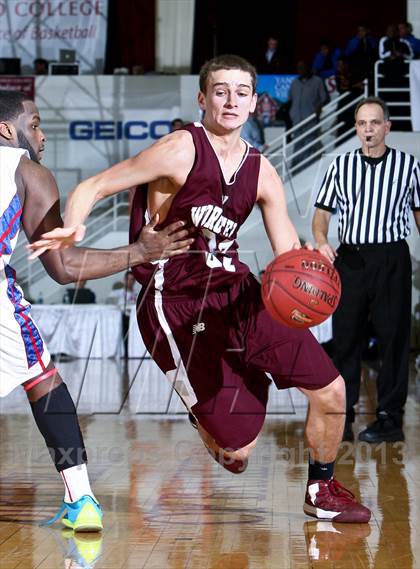 Thumbnail 2 in Worcester Academy vs Wilbraham & Monson Academy (Spalding Hoophall Classic)  photogallery.