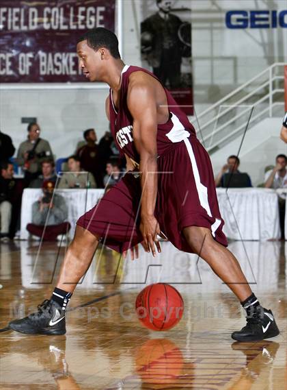 Thumbnail 1 in Worcester Academy vs Wilbraham & Monson Academy (Spalding Hoophall Classic)  photogallery.