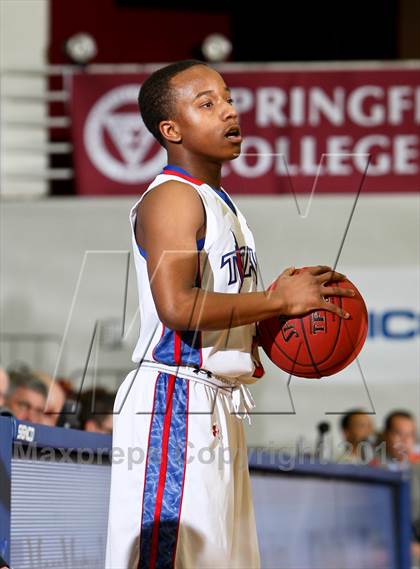 Thumbnail 1 in Worcester Academy vs Wilbraham & Monson Academy (Spalding Hoophall Classic)  photogallery.