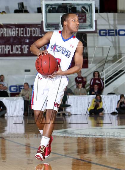 Thumbnail 2 in Worcester Academy vs Wilbraham & Monson Academy (Spalding Hoophall Classic)  photogallery.