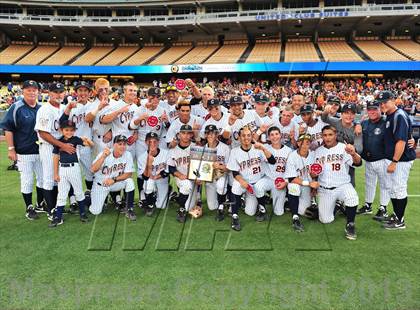 Thumbnail 2 in Temecula Valley vs. Cypress (CIF SS D2 Final) photogallery.