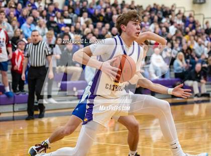 Thumbnail 3 in Indianapolis Bishop Chatard vs Guerin Catholic (IHSAA Sectional 27 semi-final playoff) photogallery.