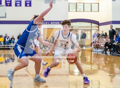 Thumbnail 2 in Indianapolis Bishop Chatard vs Guerin Catholic (IHSAA Sectional 27 semi-final playoff) photogallery.