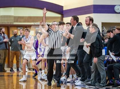 Thumbnail 1 in Indianapolis Bishop Chatard vs Guerin Catholic (IHSAA Sectional 27 semi-final playoff) photogallery.