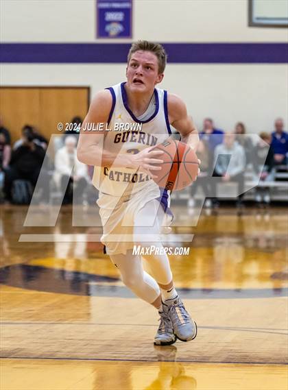 Thumbnail 3 in Indianapolis Bishop Chatard vs Guerin Catholic (IHSAA Sectional 27 semi-final playoff) photogallery.