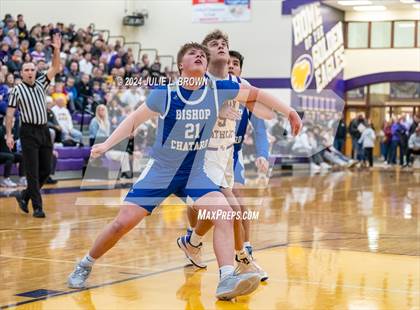 Thumbnail 2 in Indianapolis Bishop Chatard vs Guerin Catholic (IHSAA Sectional 27 semi-final playoff) photogallery.