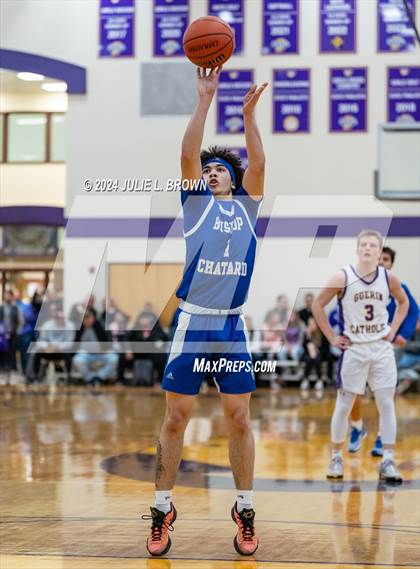 Thumbnail 1 in Indianapolis Bishop Chatard vs Guerin Catholic (IHSAA Sectional 27 semi-final playoff) photogallery.