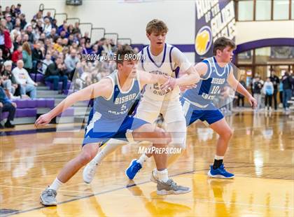 Thumbnail 2 in Indianapolis Bishop Chatard vs Guerin Catholic (IHSAA Sectional 27 semi-final playoff) photogallery.
