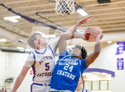 Thumbnail 1 in Indianapolis Bishop Chatard vs Guerin Catholic (IHSAA Sectional 27 semi-final playoff) photogallery.