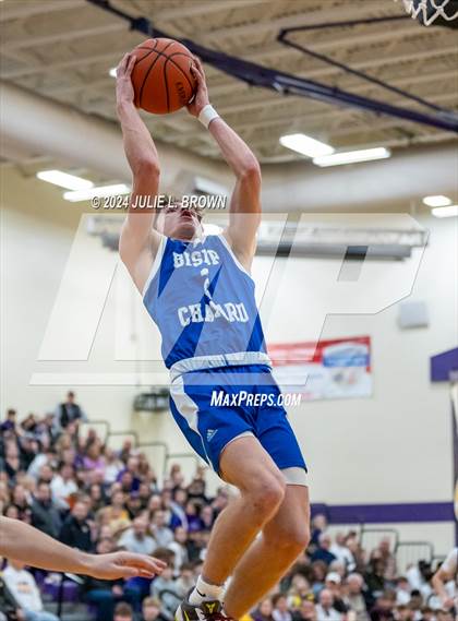 Thumbnail 1 in Indianapolis Bishop Chatard vs Guerin Catholic (IHSAA Sectional 27 semi-final playoff) photogallery.