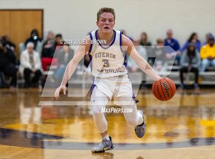 Thumbnail 1 in Indianapolis Bishop Chatard vs Guerin Catholic (IHSAA Sectional 27 semi-final playoff) photogallery.