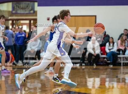 Thumbnail 2 in Indianapolis Bishop Chatard vs Guerin Catholic (IHSAA Sectional 27 semi-final playoff) photogallery.