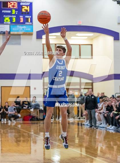 Thumbnail 2 in Indianapolis Bishop Chatard vs Guerin Catholic (IHSAA Sectional 27 semi-final playoff) photogallery.