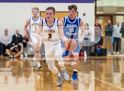 Thumbnail 3 in Indianapolis Bishop Chatard vs Guerin Catholic (IHSAA Sectional 27 semi-final playoff) photogallery.
