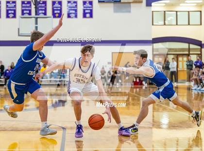 Thumbnail 3 in Indianapolis Bishop Chatard vs Guerin Catholic (IHSAA Sectional 27 semi-final playoff) photogallery.