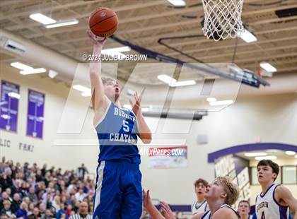 Thumbnail 2 in Indianapolis Bishop Chatard vs Guerin Catholic (IHSAA Sectional 27 semi-final playoff) photogallery.