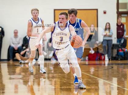 Thumbnail 2 in Indianapolis Bishop Chatard vs Guerin Catholic (IHSAA Sectional 27 semi-final playoff) photogallery.
