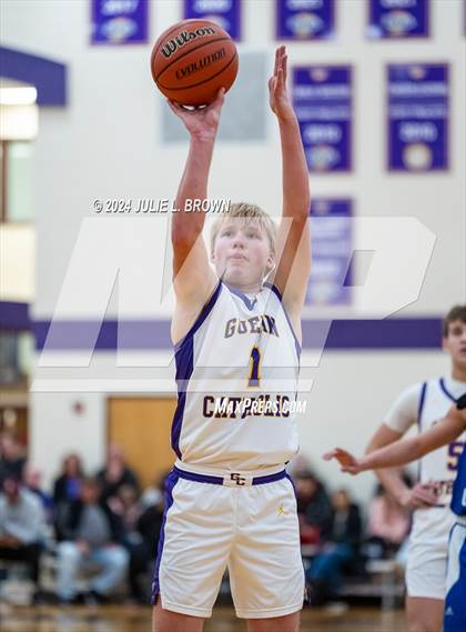 Thumbnail 3 in Indianapolis Bishop Chatard vs Guerin Catholic (IHSAA Sectional 27 semi-final playoff) photogallery.