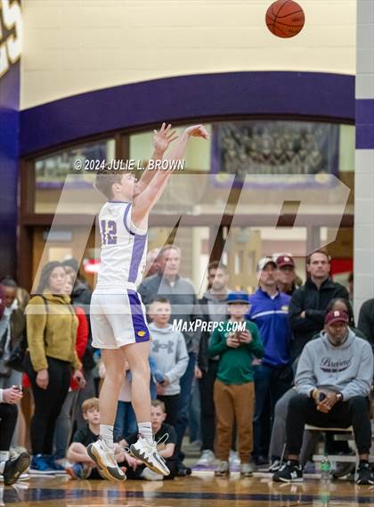 Thumbnail 1 in Indianapolis Bishop Chatard vs Guerin Catholic (IHSAA Sectional 27 semi-final playoff) photogallery.