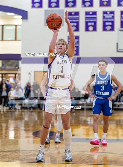 Thumbnail 3 in Indianapolis Bishop Chatard vs Guerin Catholic (IHSAA Sectional 27 semi-final playoff) photogallery.