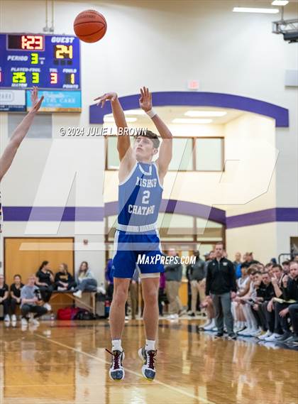 Thumbnail 3 in Indianapolis Bishop Chatard vs Guerin Catholic (IHSAA Sectional 27 semi-final playoff) photogallery.