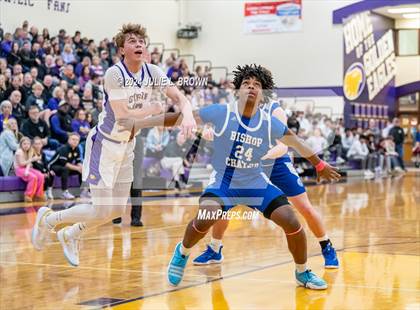 Thumbnail 3 in Indianapolis Bishop Chatard vs Guerin Catholic (IHSAA Sectional 27 semi-final playoff) photogallery.