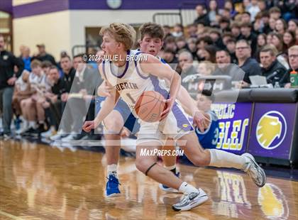 Thumbnail 2 in Indianapolis Bishop Chatard vs Guerin Catholic (IHSAA Sectional 27 semi-final playoff) photogallery.
